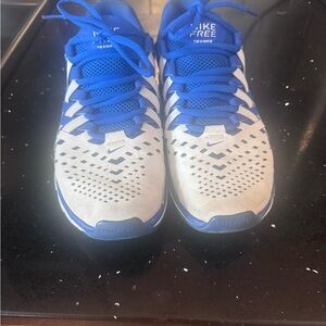 Nike Free Blue and White "Finger Trap" Trainer
